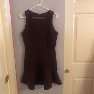 plum harvé benard neoprene dress